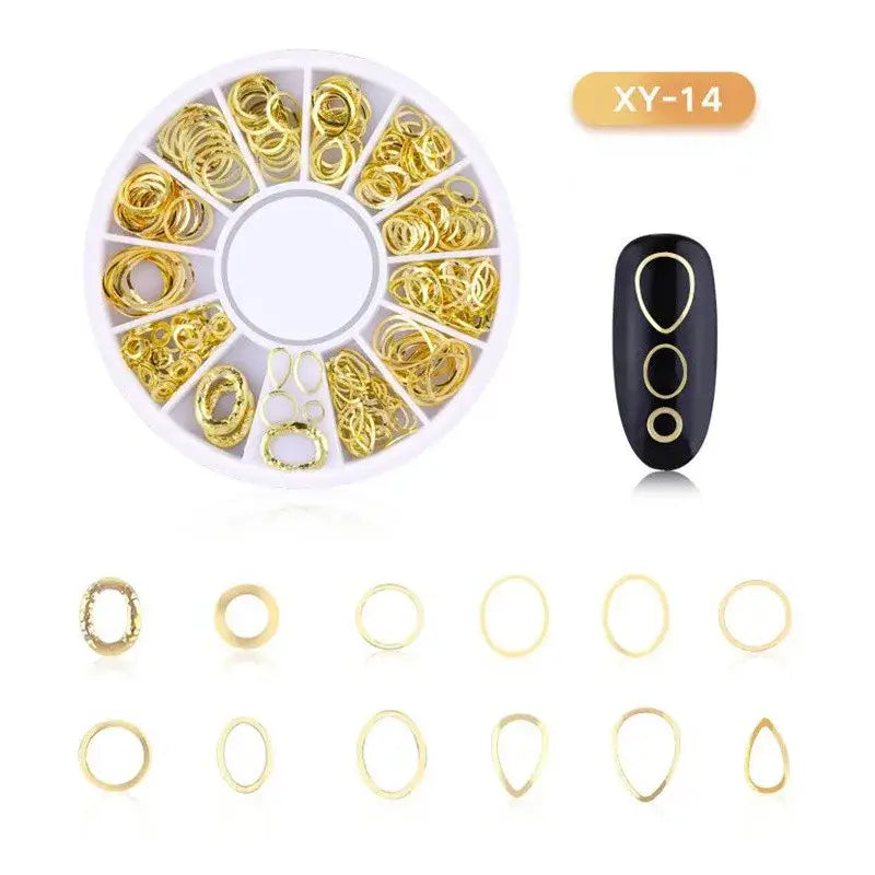 3d Nail Art Charms - Stars, Sun & Moon