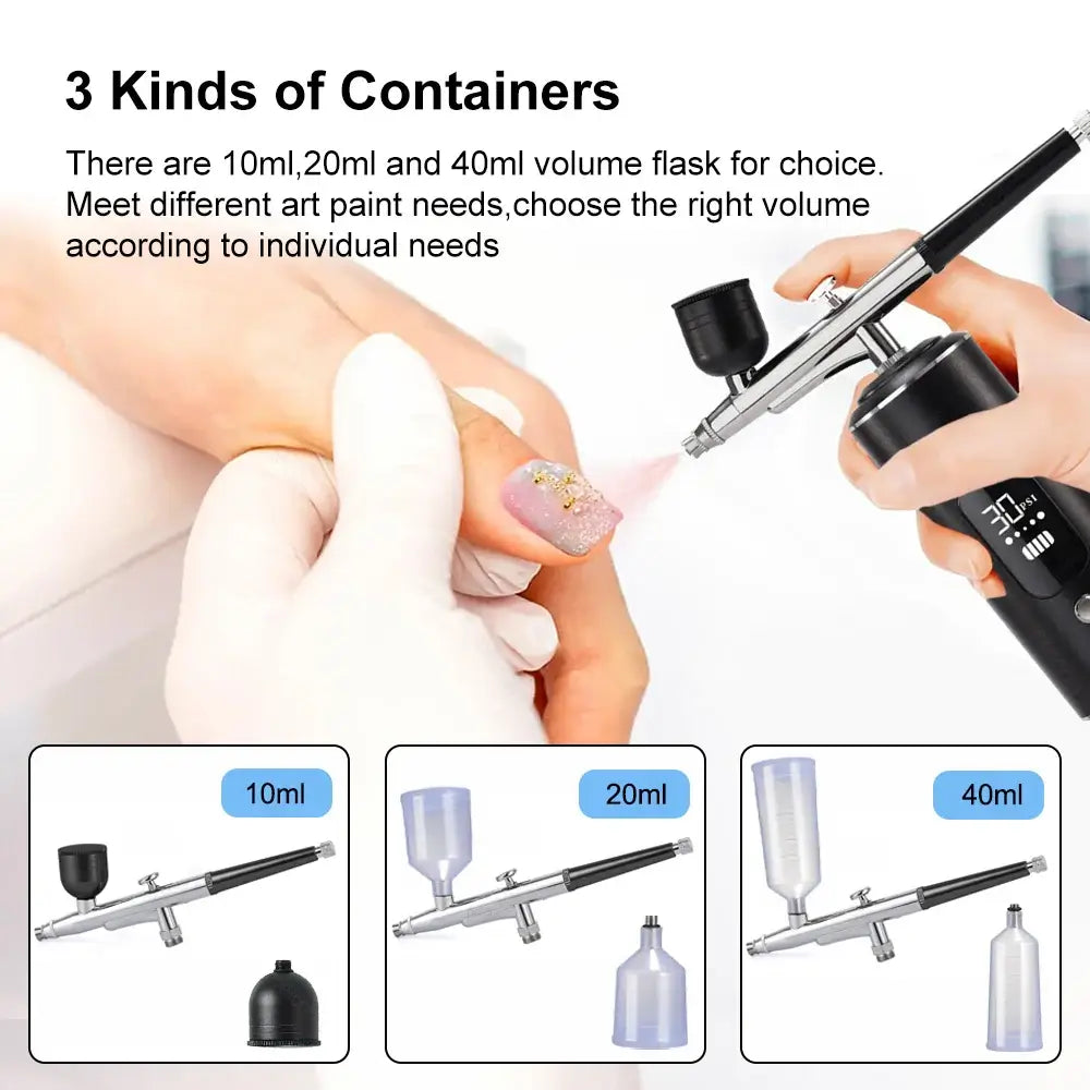 Nails Art Painting Airbrush with Compressor – Nail Airbrush Kit