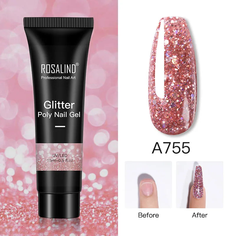 ROSALIND Crème Poly Gel Nail Extension – 15ml