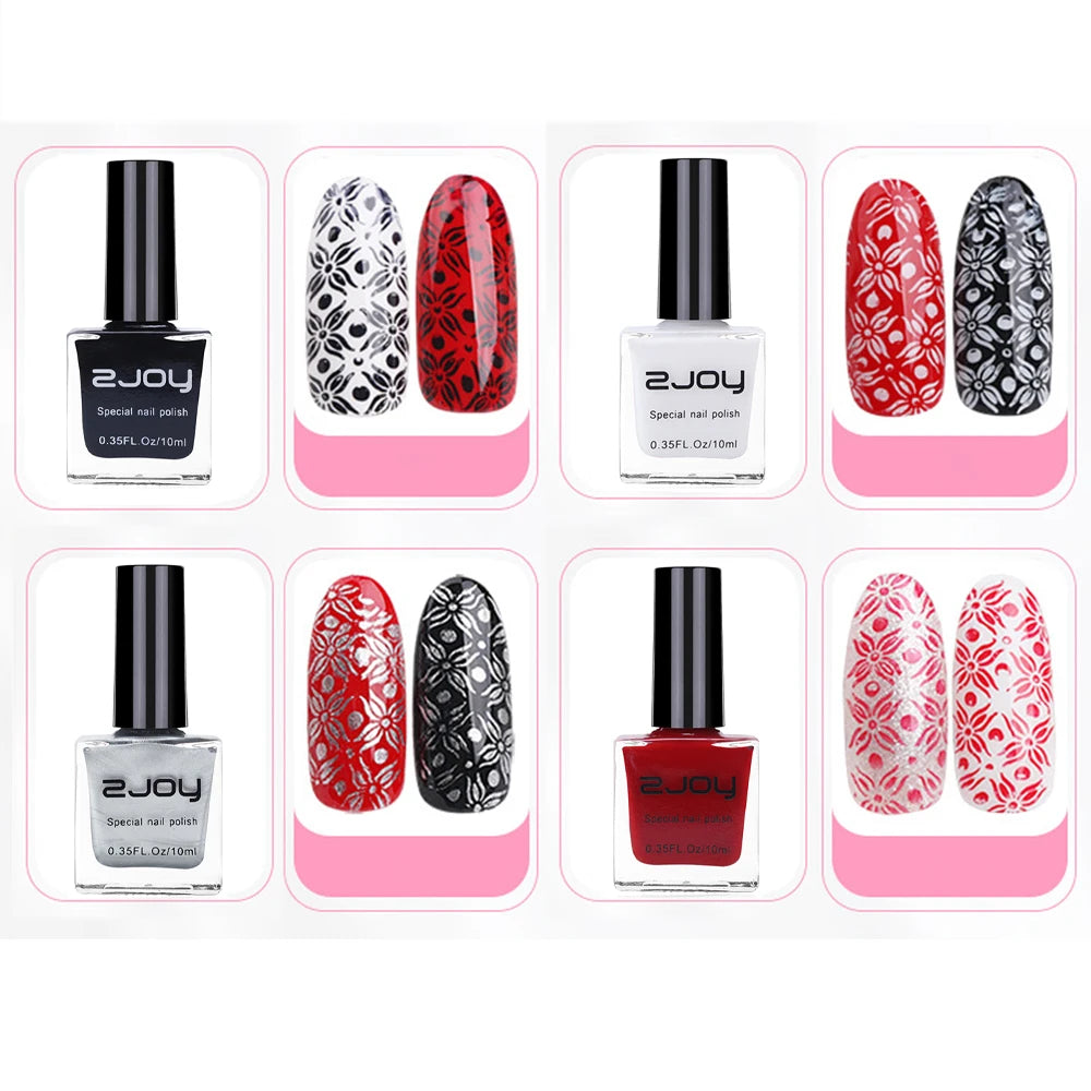 26 Colors Nail Stamping Polish – 10ml Printing Gel Lacquer