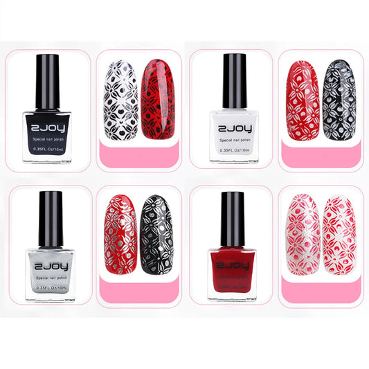 26 Colors Nail Stamping Polish – 10ml Printing Gel Lacquer