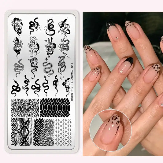BORN PRETTY Nail Stamping Plates – Reusable Nail Art Templates