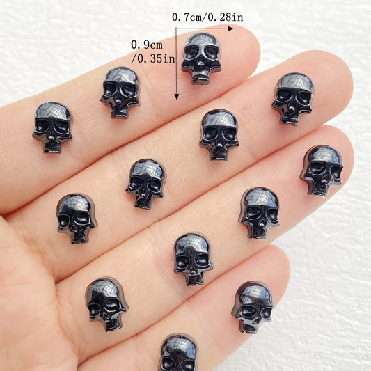 Skull Nails 3D Nail Charms – Halloween Nails
