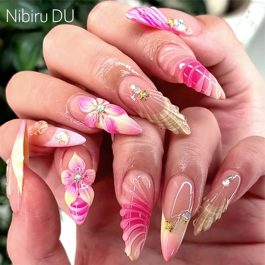 Long Almond Nails – Elegant Press On Nails