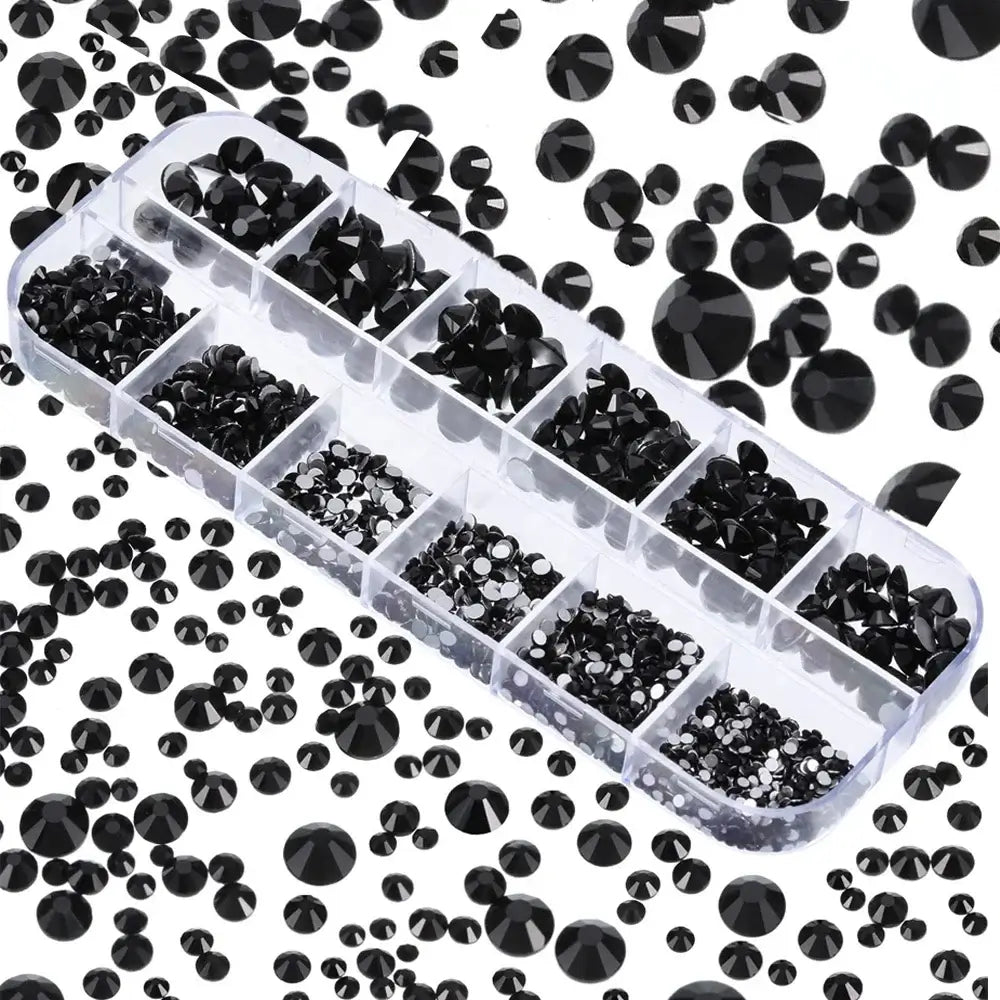 Crystal Nail Rhinestones – Mixed Shapes & Sizes