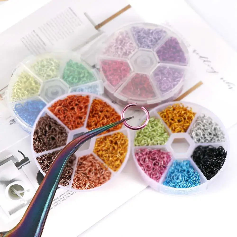 Nail Piercing Rings – Metal Dangle Punk Charms Kit