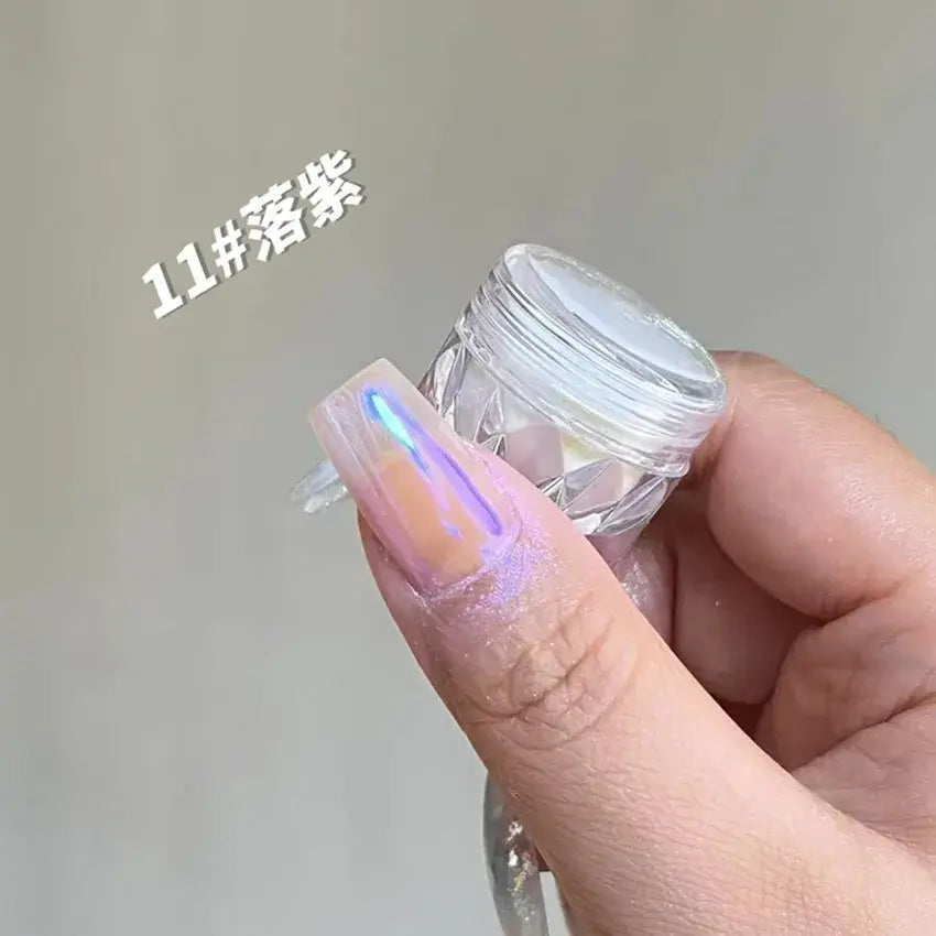 Aurora Nail Dust - Moonlight Chrome Cat Eye Powder