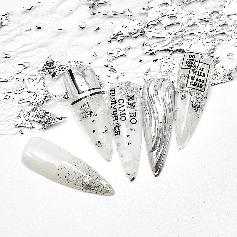 Premium Nail Transfer Foil – Sparkling & Easy-to-Use Nail Art