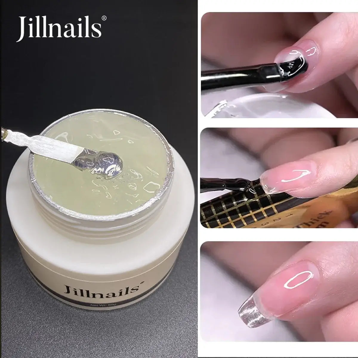 Jelly Gel Nails Builder UV Gel – Hard & Soft Nail Extension Cream