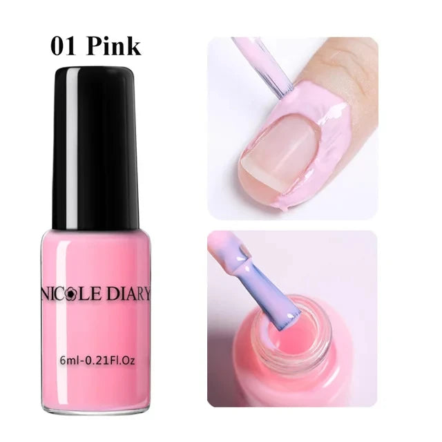 NICOLE DIARY Stamping Polish – Black, White & Color Options