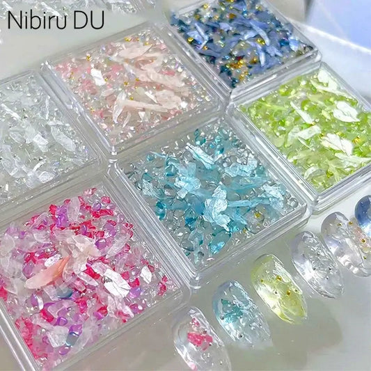 Abalone Shell Nail Slices – Ultra Thin 3D Flakes