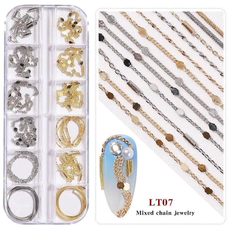 Nail Art Chains – Trendy Nail Decorations for Creative Designs