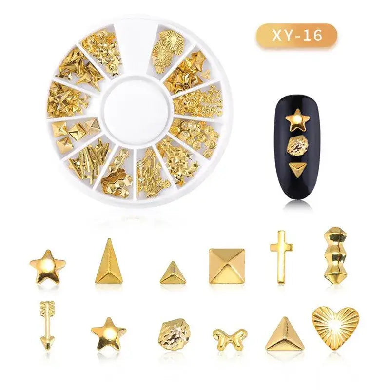 3d Nail Art Charms - Stars, Sun & Moon