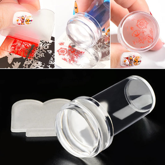 Transparent Silicone Nail Stamper