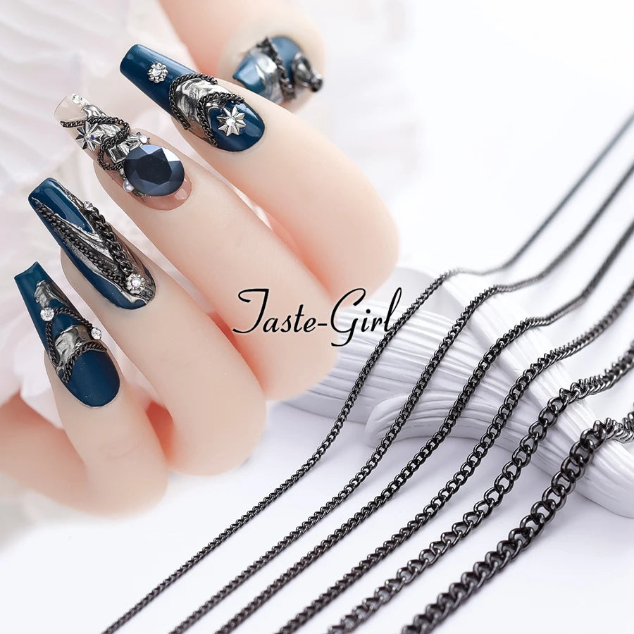 Nail Art Chains Mixed Gold & Silver – 3D Nail Art Decorations