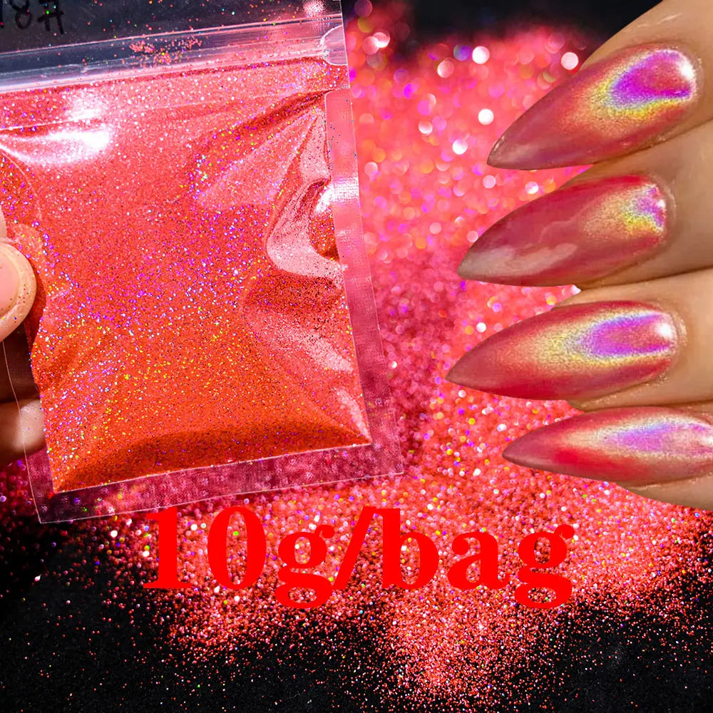 Glow in the Dark - Holographic Sugar Nail Powder 10g