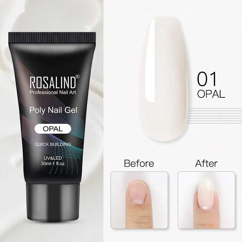 ROSALIND Poly Nail Gel – 30ML - Builder Gel