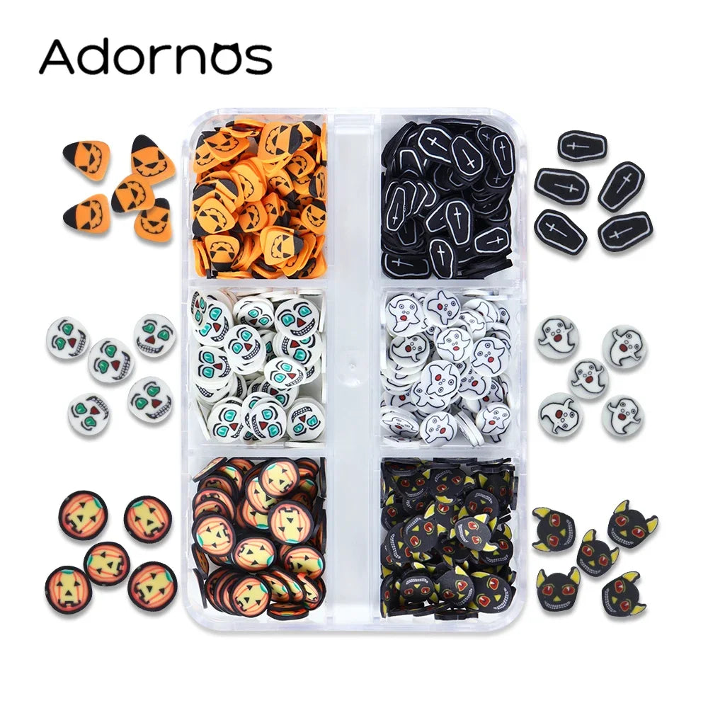 Halloween Nail Decorations – Polymer Clay Slices