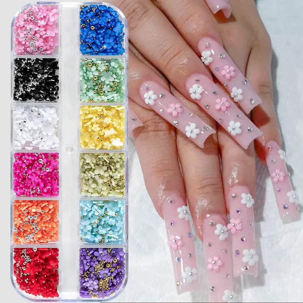 Crystal Nail Rhinestones – Mixed Shapes & Sizes