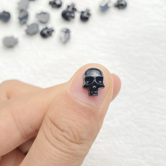Skull Nails 3D Nail Charms – Halloween Nails
