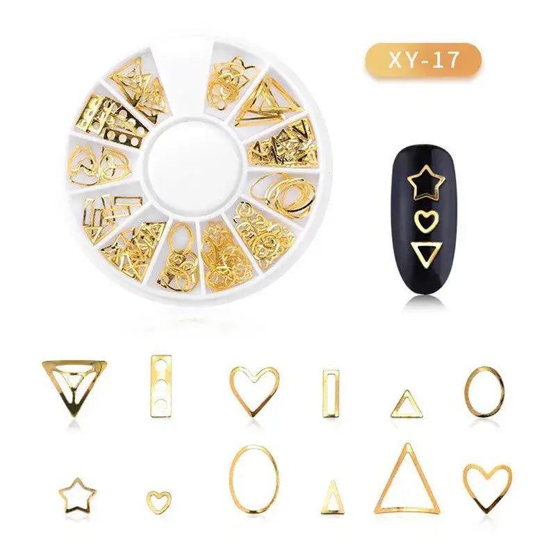 3d Nail Art Charms - Stars, Sun & Moon