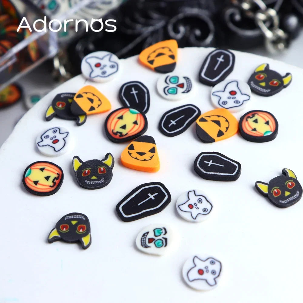 Halloween Nail Decorations – Polymer Clay Slices