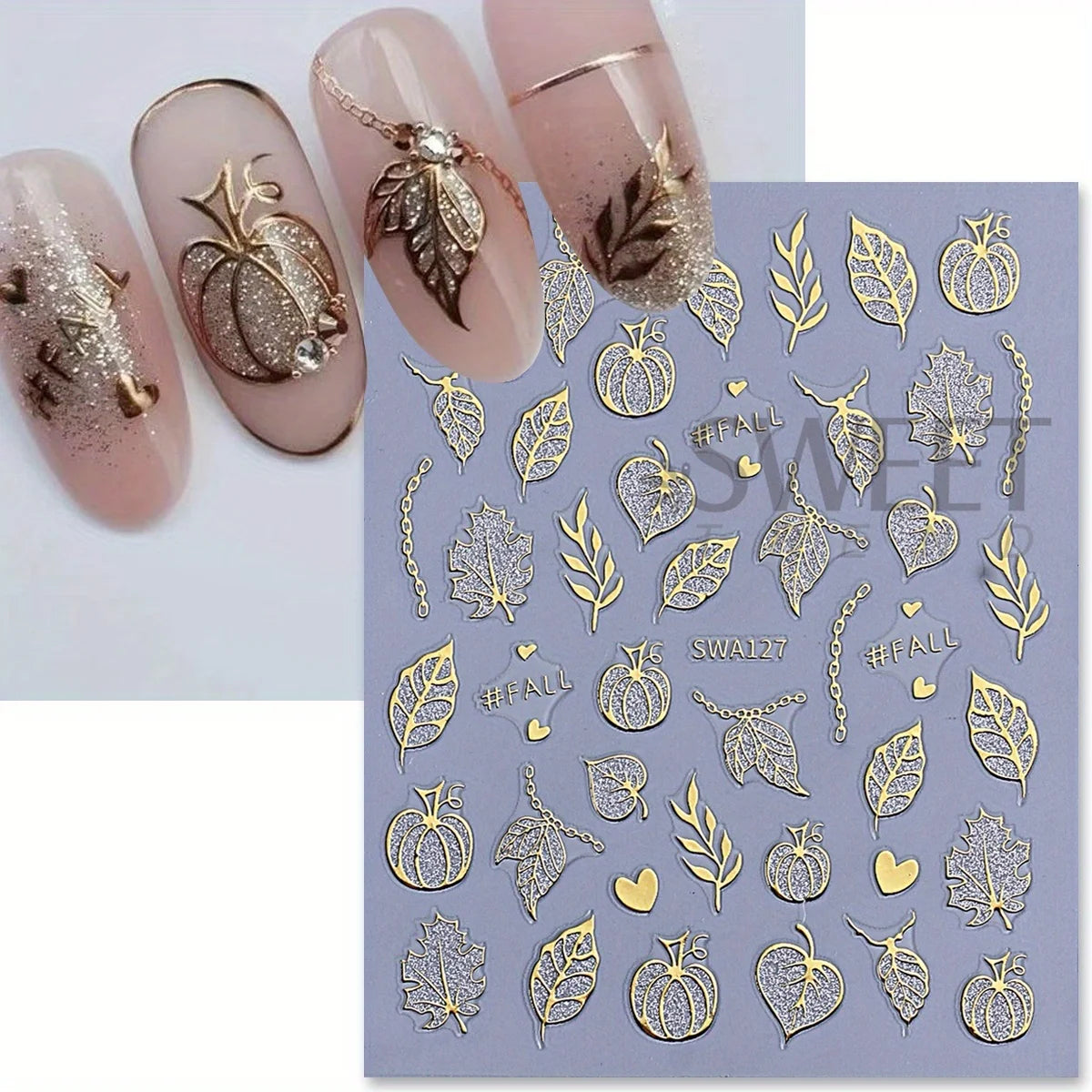 Autumn Nail Stickers – Cozy & Stylish for Fall Designs