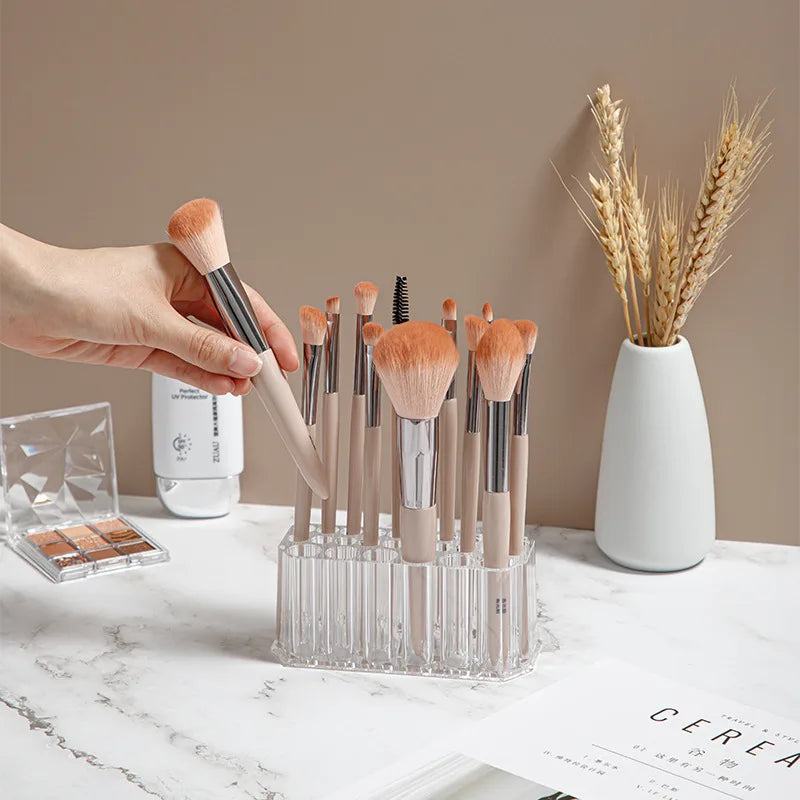 Acrylic Nail Brush Holder – 26 Holes Organizer Stand