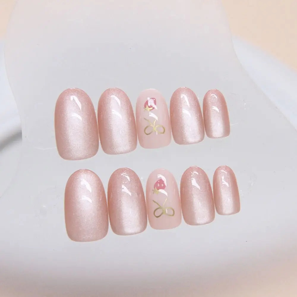 Cats Eye Press On Nails – Magnetic Shimmer Set