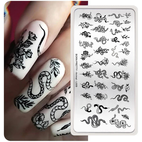 Butterfly & Floral Nail Stamping Plates – BORN PRETTY