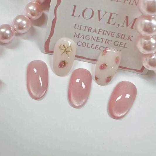Cats Eye Press On Nails – Magnetic Shimmer Set