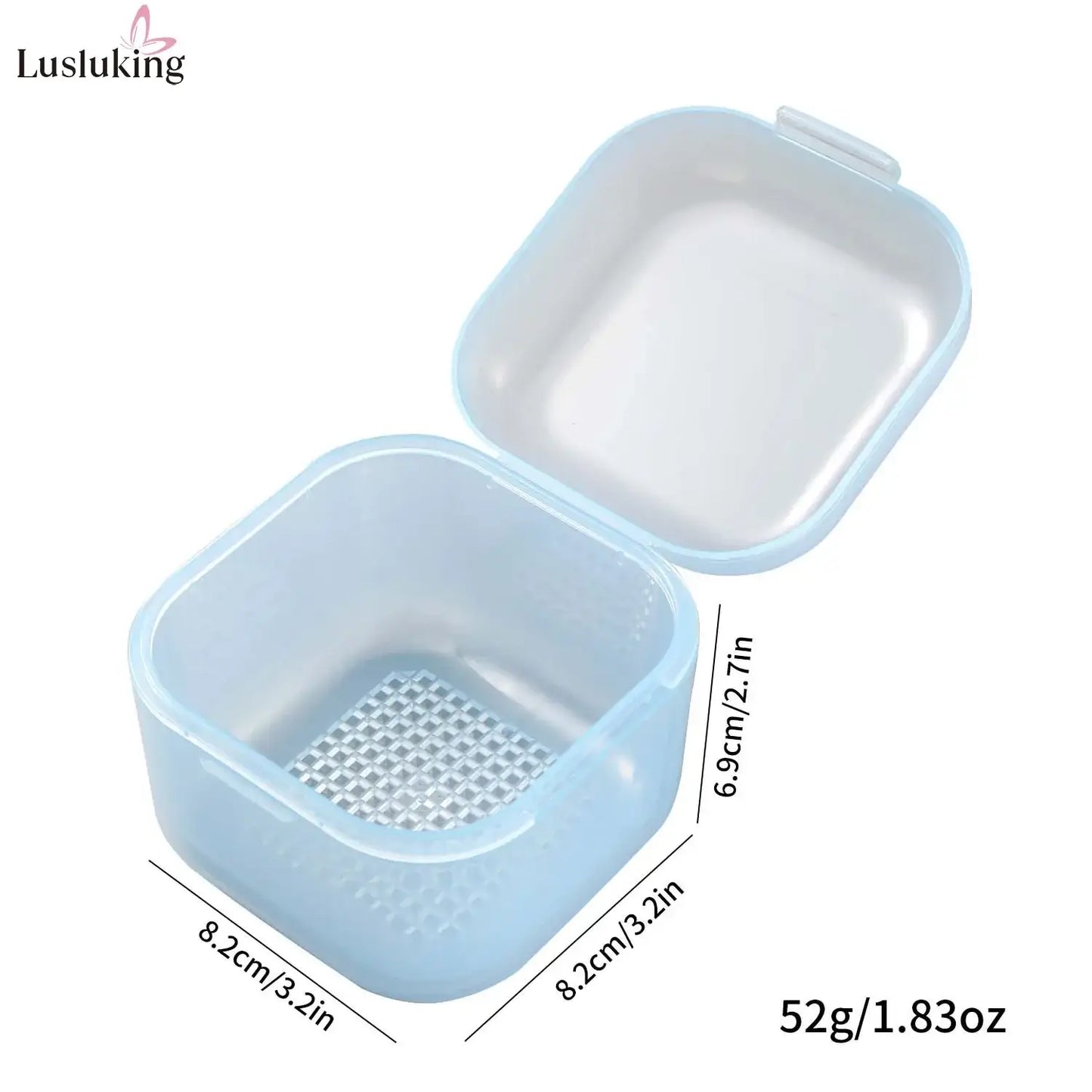 Nail Drill Bits Disinfection Box Double Layer Filtration