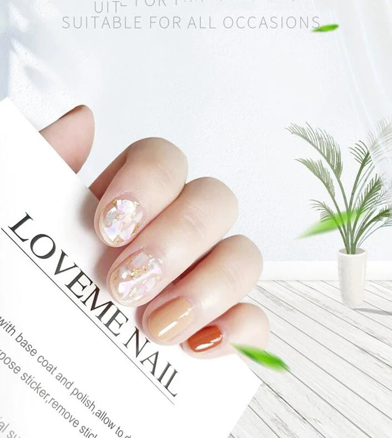 5g Abalone Shell Fragments – 3D Seashell Nail Art Charms for Gradient Nails | Ultra-Thin Natural Shell Sequins