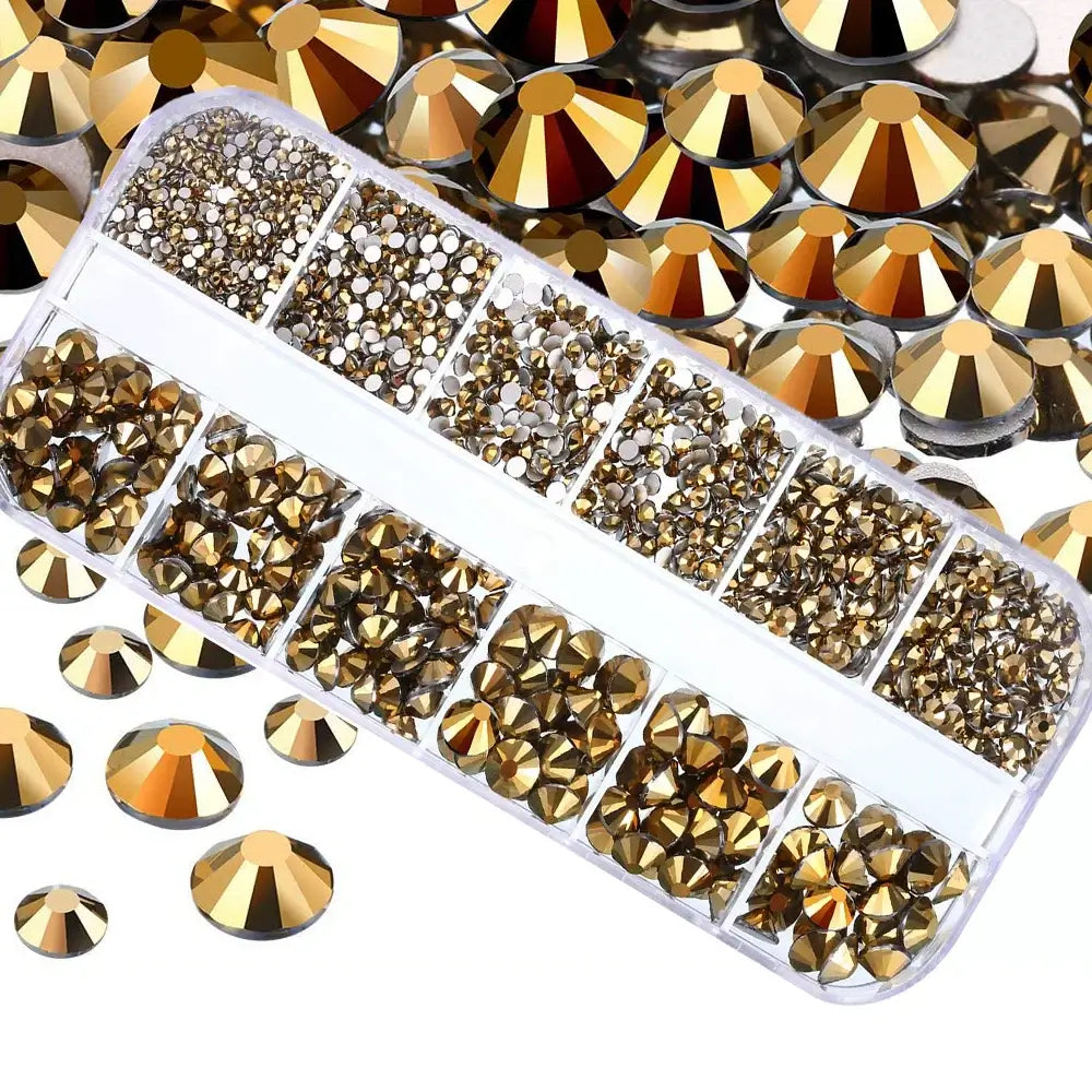 Crystal Nail Rhinestones – Mixed Shapes & Sizes