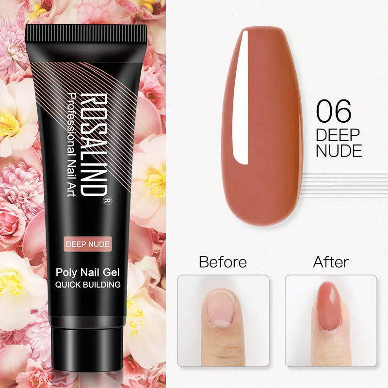ROSALIND Crème Poly Gel Nail Extension – 15ml