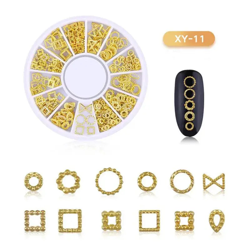 3d Nail Art Charms - Stars, Sun & Moon