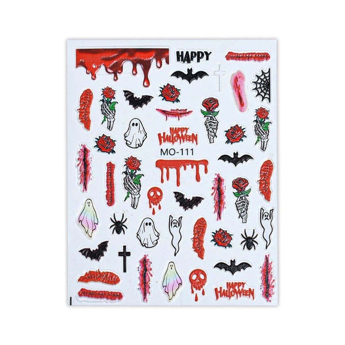 Cute Halloween Nails | Spider Web Nail Art Stickers