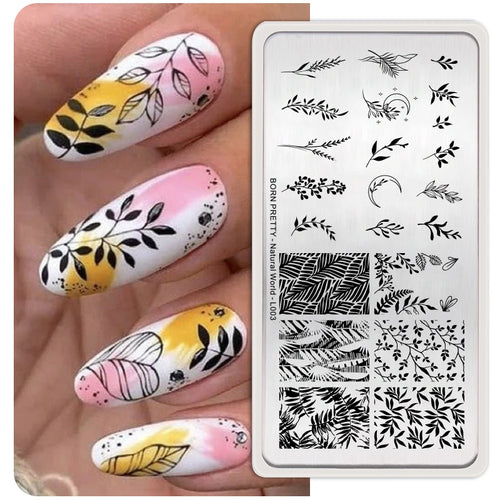 Butterfly & Floral Nail Stamping Plates – BORN PRETTY