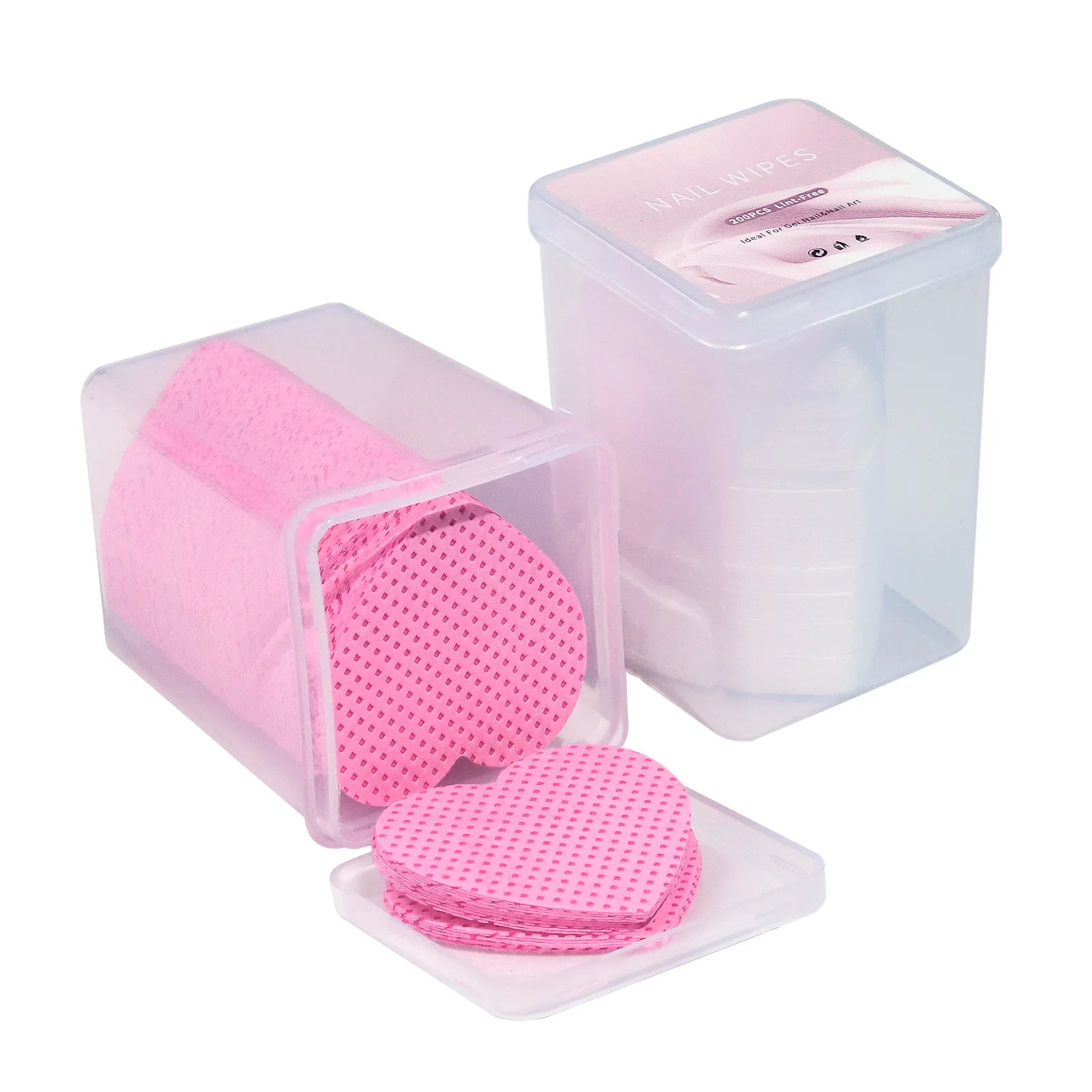 Lint Free Nail Wipes – 200pcs Cotton Pads for Nail Polish Removal