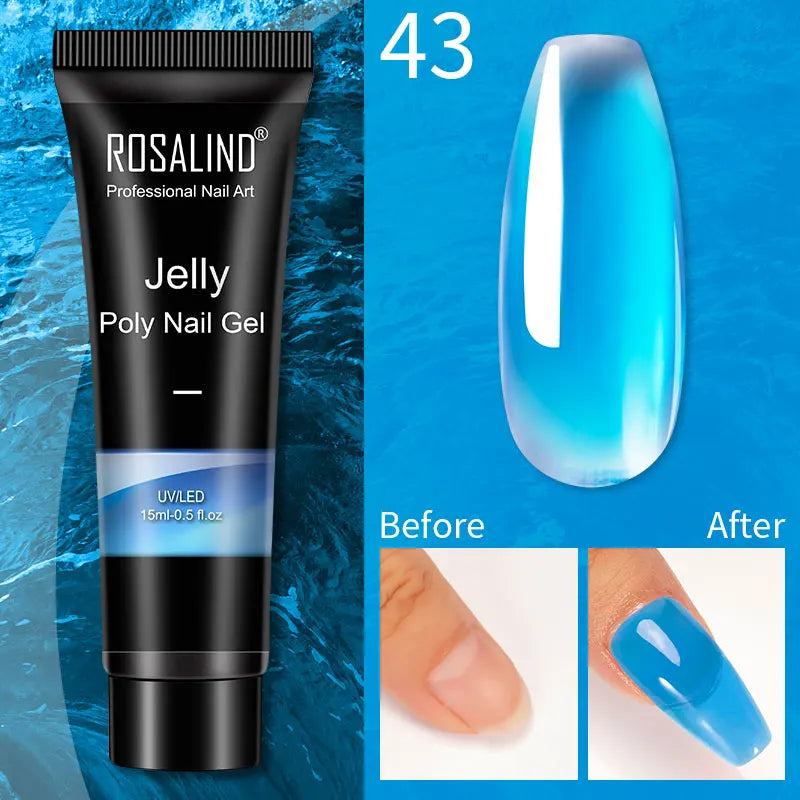 ROSALIND Crème Poly Gel Nail Extension – 15ml