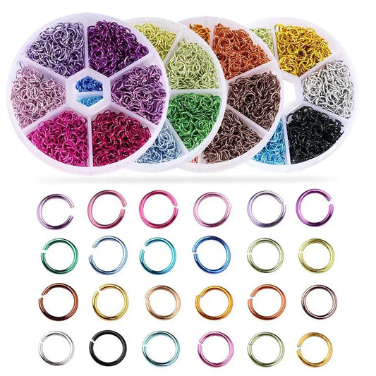 Nail Piercing Rings – Metal Dangle Punk Charms Kit