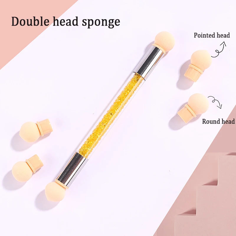 Double-Ended Nail Art Brush – Dotting & Gradient Pen