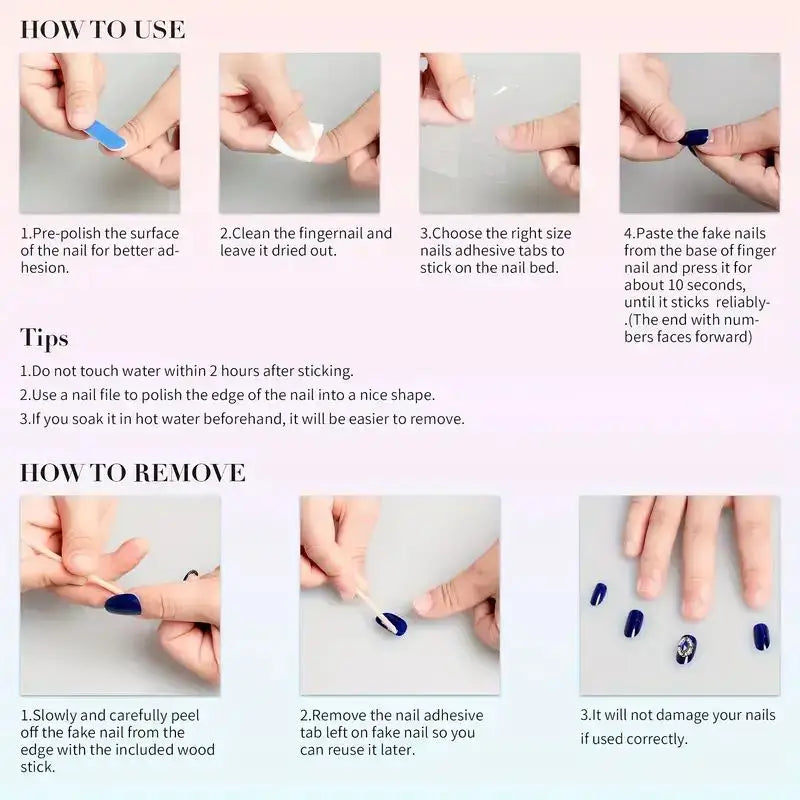 Christmas Press On Nails – Festive Holiday Nail Set for Easy DIY Manicure