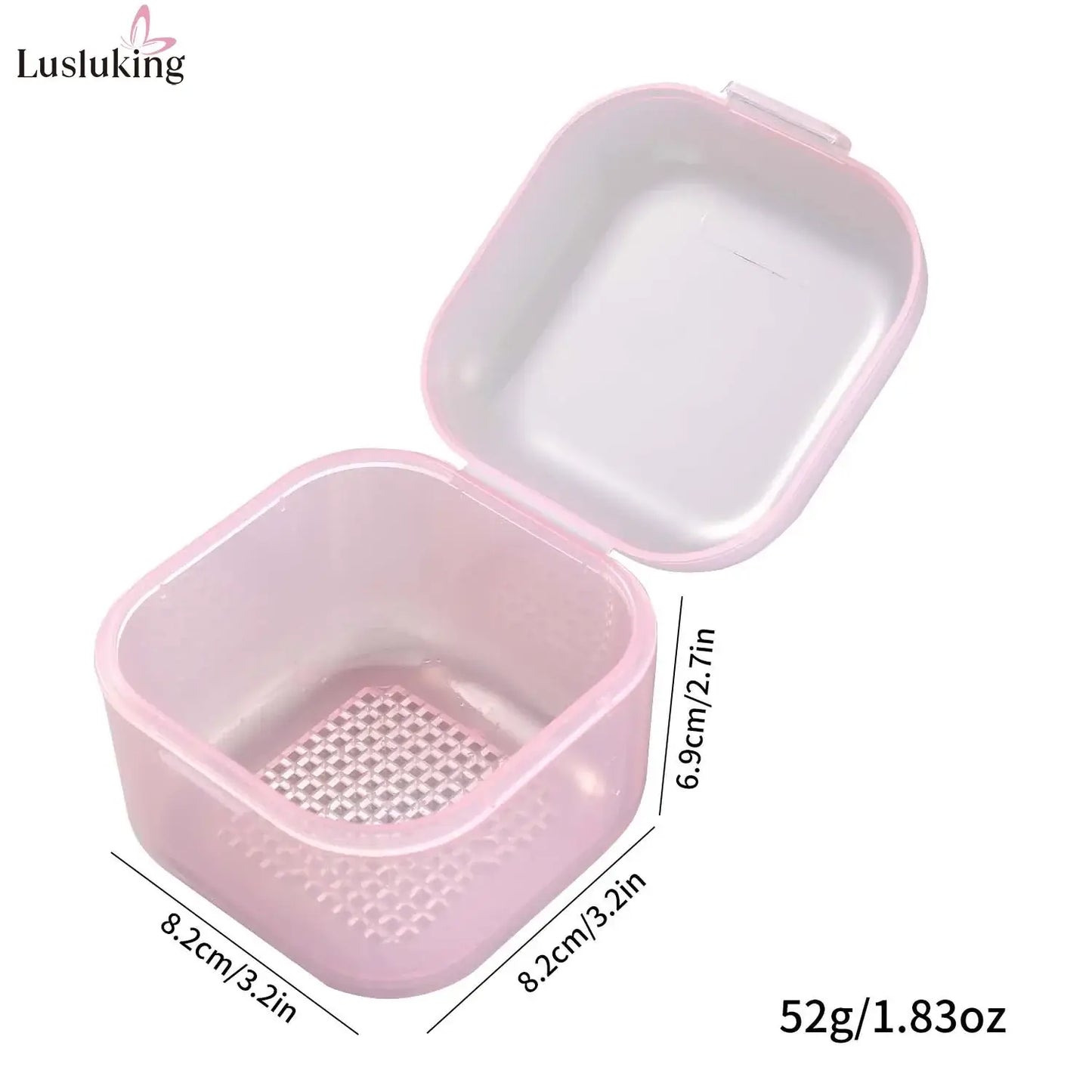 Nail Drill Bits Disinfection Box Double Layer Filtration