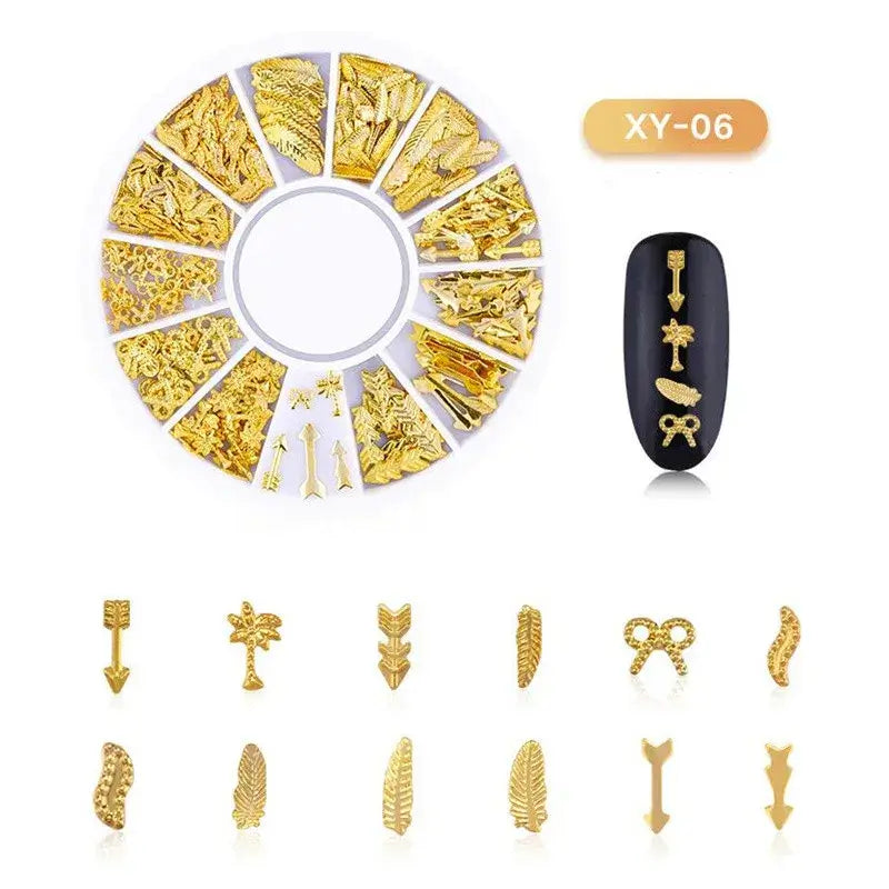 3d Nail Art Charms - Stars, Sun & Moon