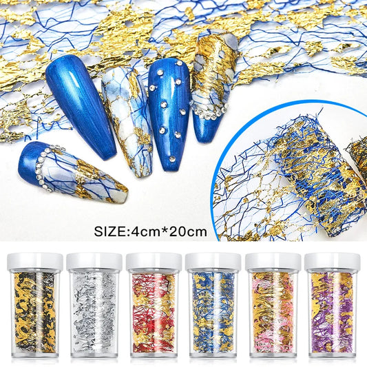 Premium Nail Transfer Foil – Sparkling & Easy-to-Use Nail Art