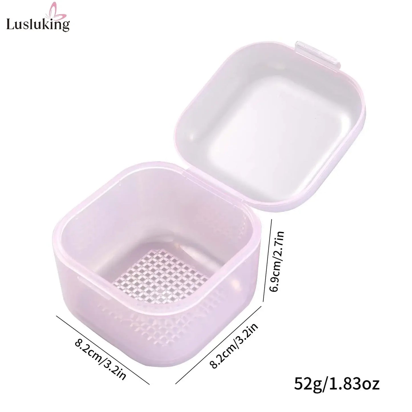 Nail Drill Bits Disinfection Box Double Layer Filtration