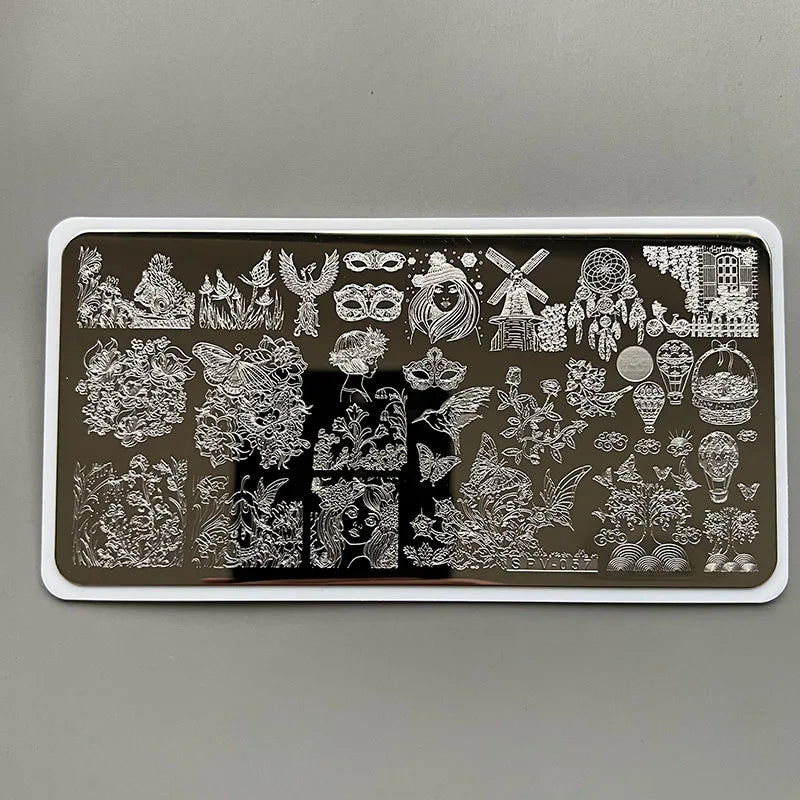 Nail Art Stamping Plates – Create Professional & Intricate Nail Designs