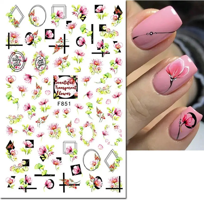 Nail Art Stickers – Self Adhesive
