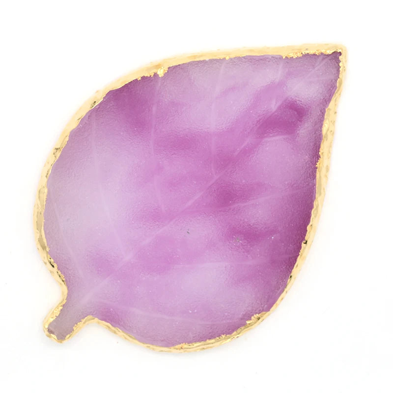 Nail Art Palette – Resin Agate Stone Mixing & Display Tool for Gel Polish